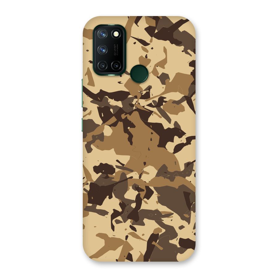 Brown Camouflage Army Back Case for Realme 7i