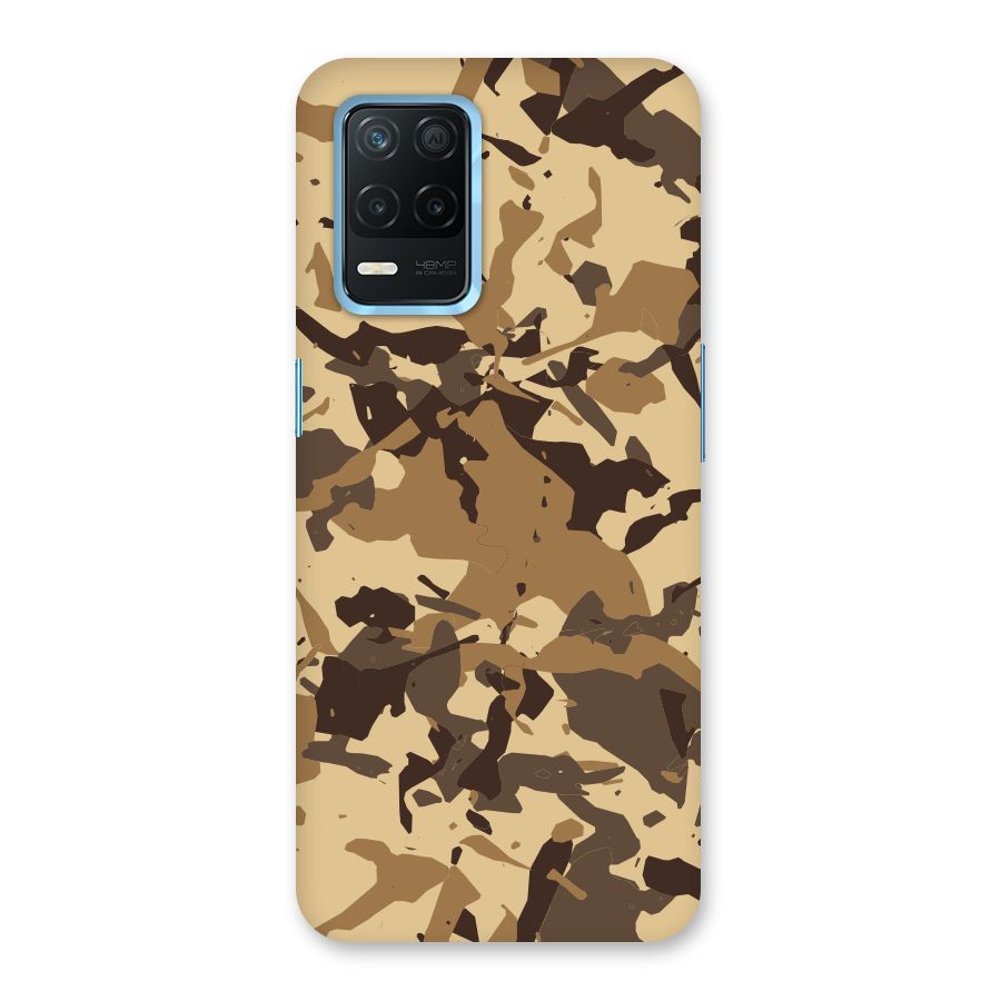 Brown Camouflage Army Back Case for Realme 8s 5G