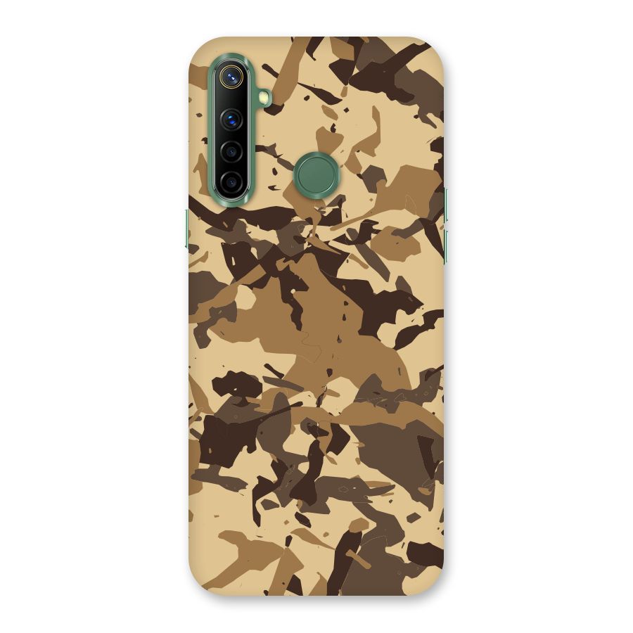 Brown Camouflage Army Back Case for Realme Narzo 10
