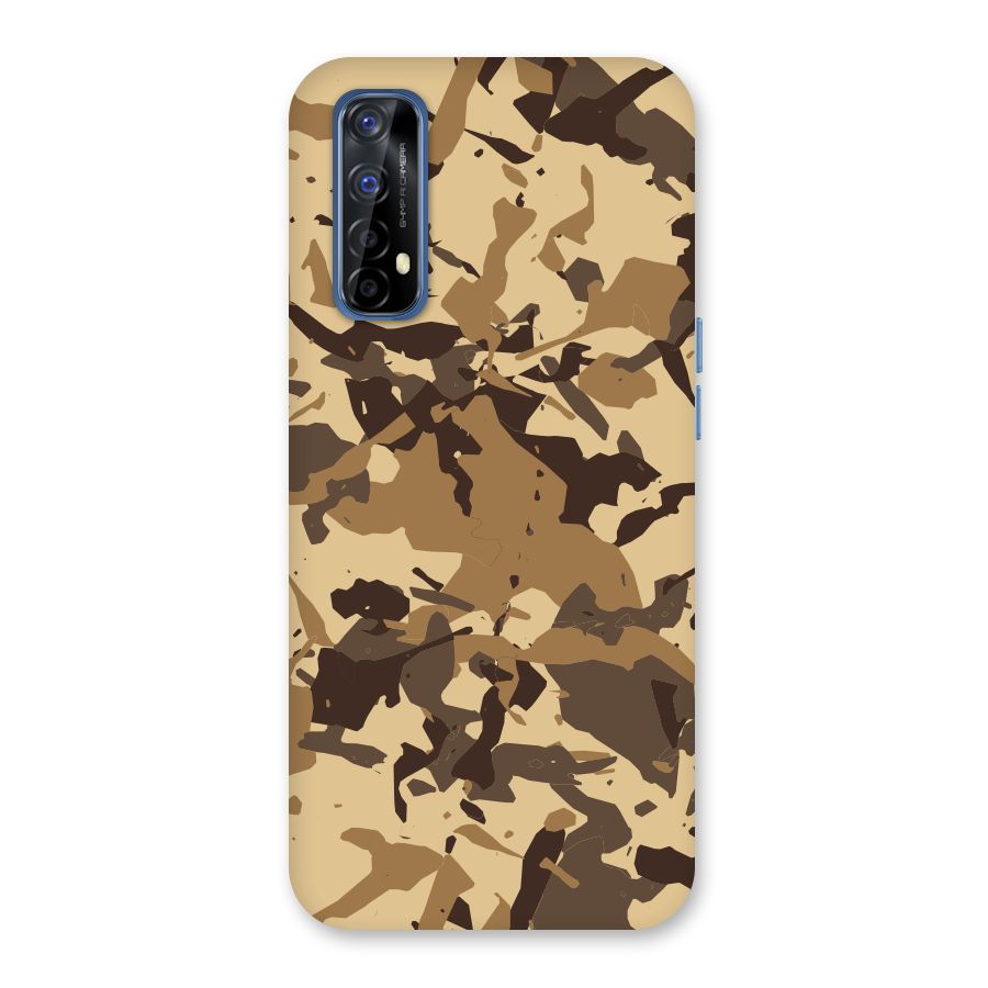 Brown Camouflage Army Back Case for Realme Narzo 20 Pro