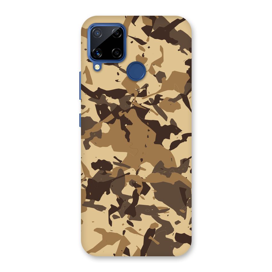 Brown Camouflage Army Back Case for Realme Narzo 30A