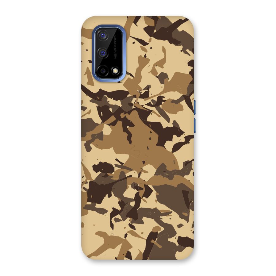 Brown Camouflage Army Back Case for Realme Narzo 30 Pro