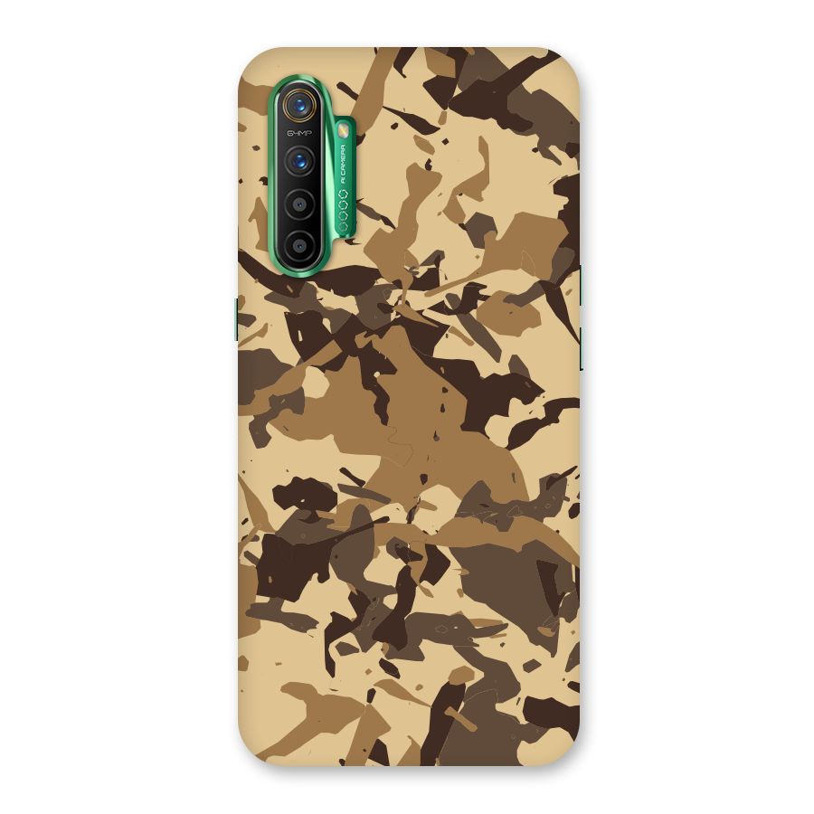 Brown Camouflage Army Back Case for Realme X2