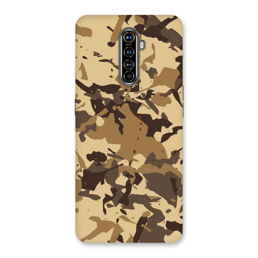 Brown Camouflage Army Back Case for Realme X2 Pro
