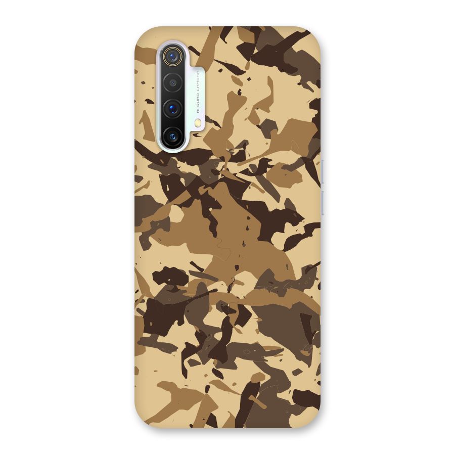 Brown Camouflage Army Back Case for Realme X3 SuperZoom