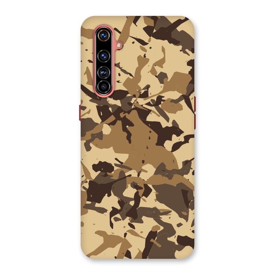 Brown Camouflage Army Back Case for Realme X50 Pro