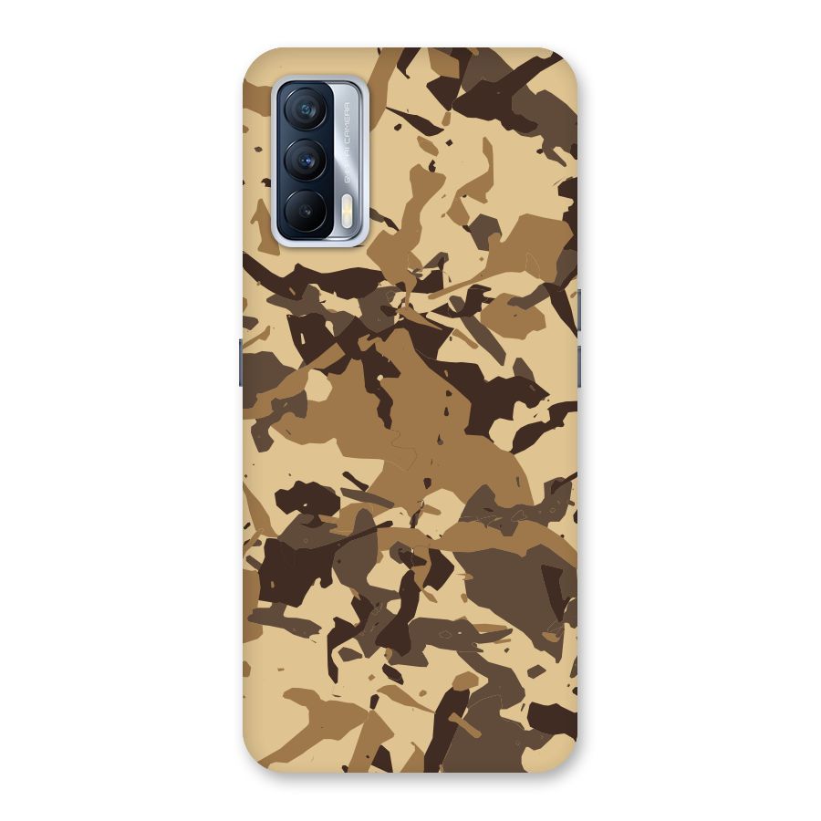 Brown Camouflage Army Back Case for Realme X7