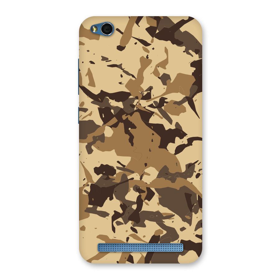 Brown Camouflage Army Back Case for Redmi 5A