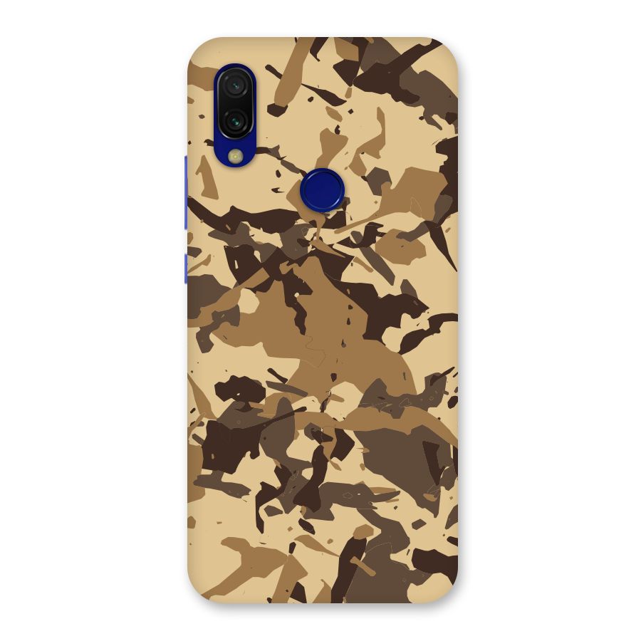 Brown Camouflage Army Back Case for Redmi 7