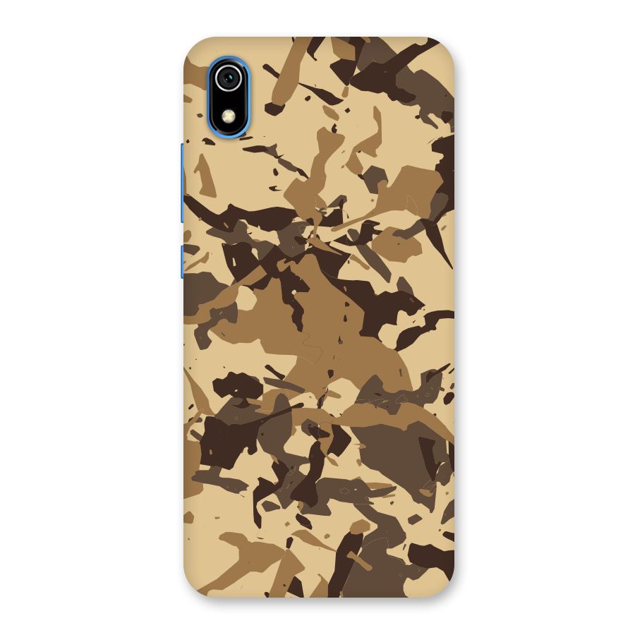 Brown Camouflage Army Back Case for Redmi 7A