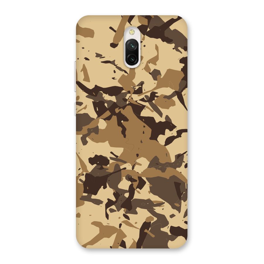 Brown Camouflage Army Back Case for Redmi 8A Dual