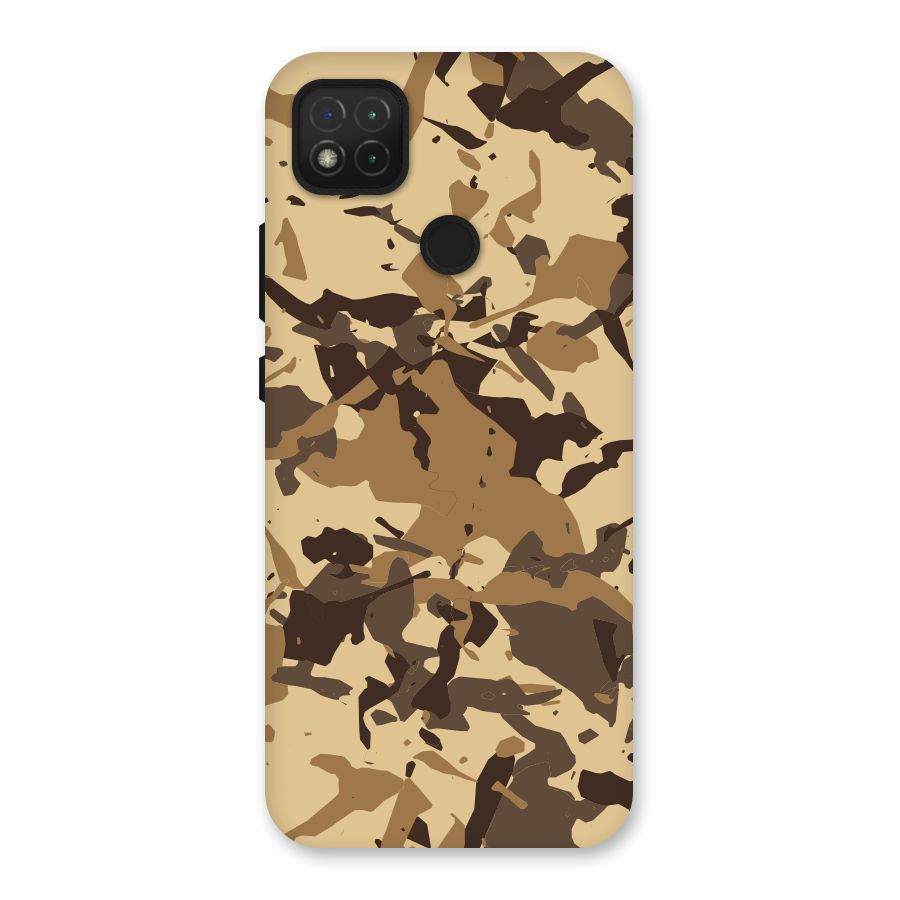 Brown Camouflage Army Back Case for Redmi 9