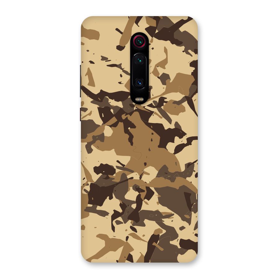 Brown Camouflage Army Back Case for Redmi K20