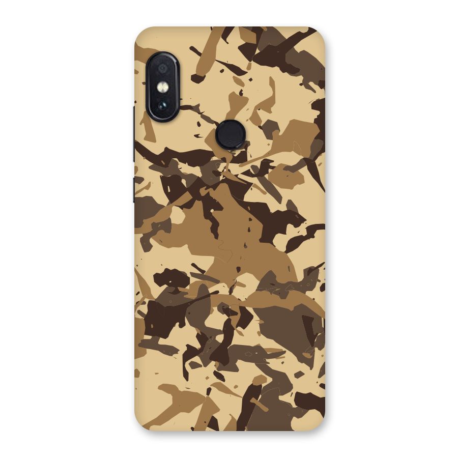 Brown Camouflage Army Back Case for Redmi Note 5 Pro