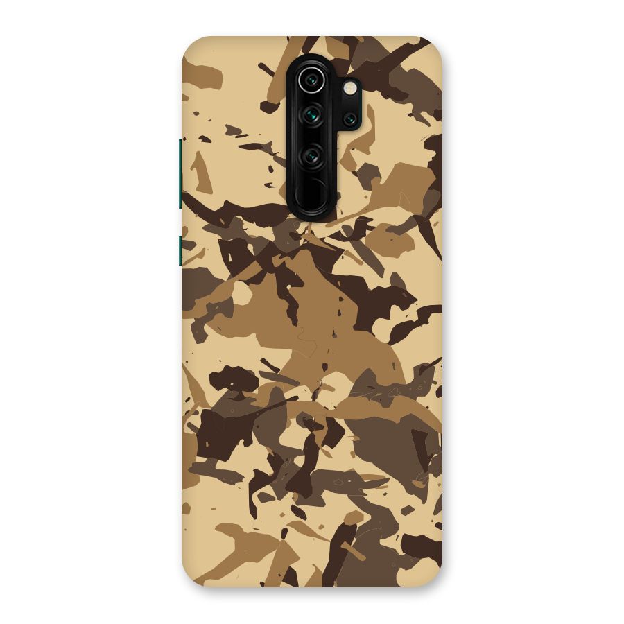 Brown Camouflage Army Back Case for Redmi Note 8 Pro