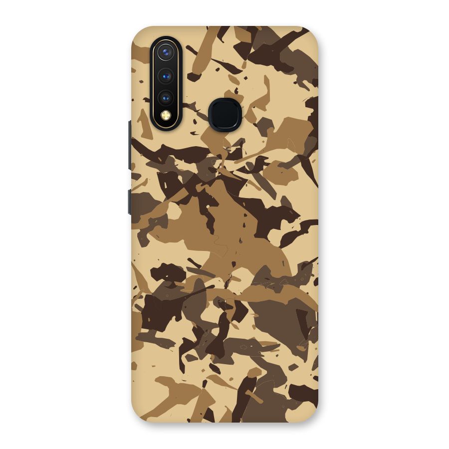 Brown Camouflage Army Back Case for Vivo U20
