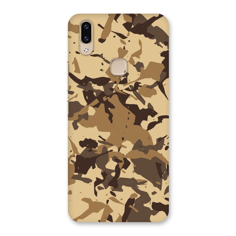 Brown Camouflage Army Back Case for Vivo V9 Youth