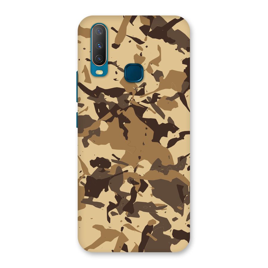 Brown Camouflage Army Back Case for Vivo Y11
