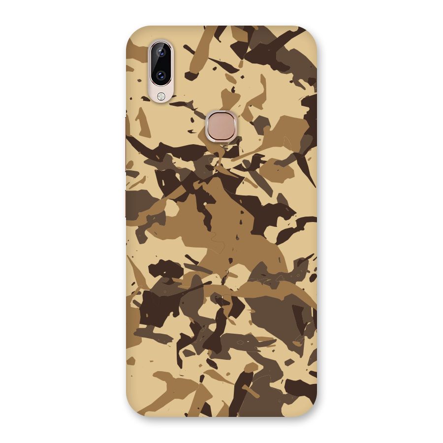 Brown Camouflage Army Back Case for Vivo Y83 Pro