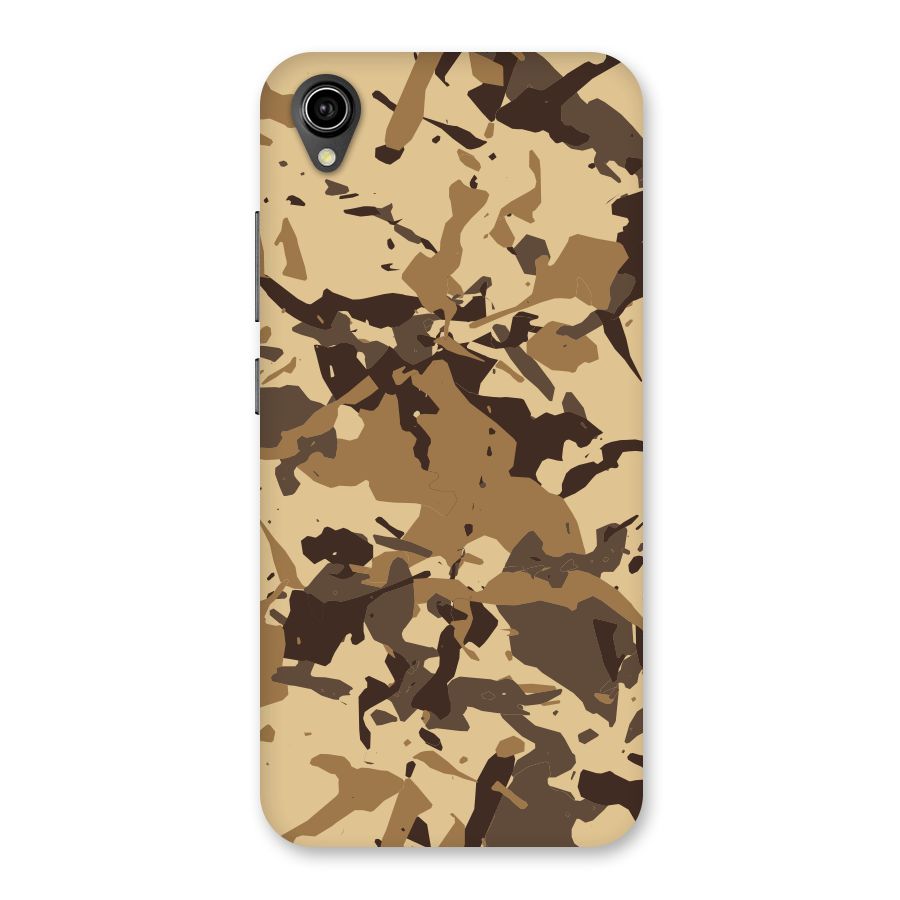 Brown Camouflage Army Back Case for Vivo Y90