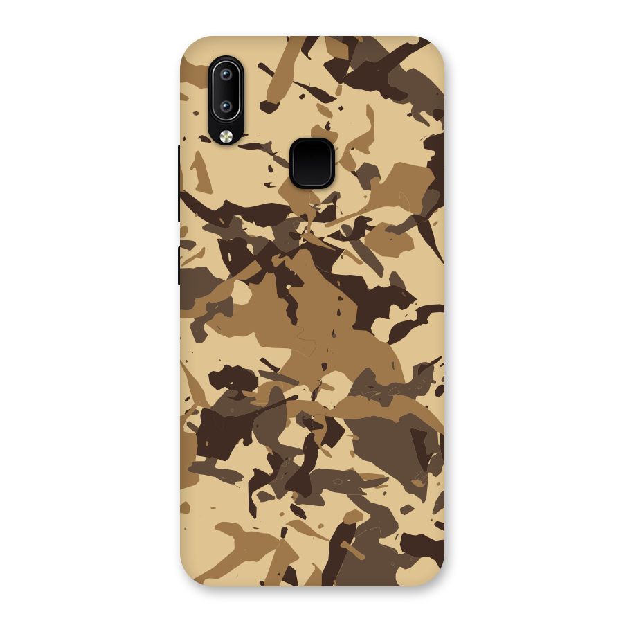 Brown Camouflage Army Back Case for Vivo Y93