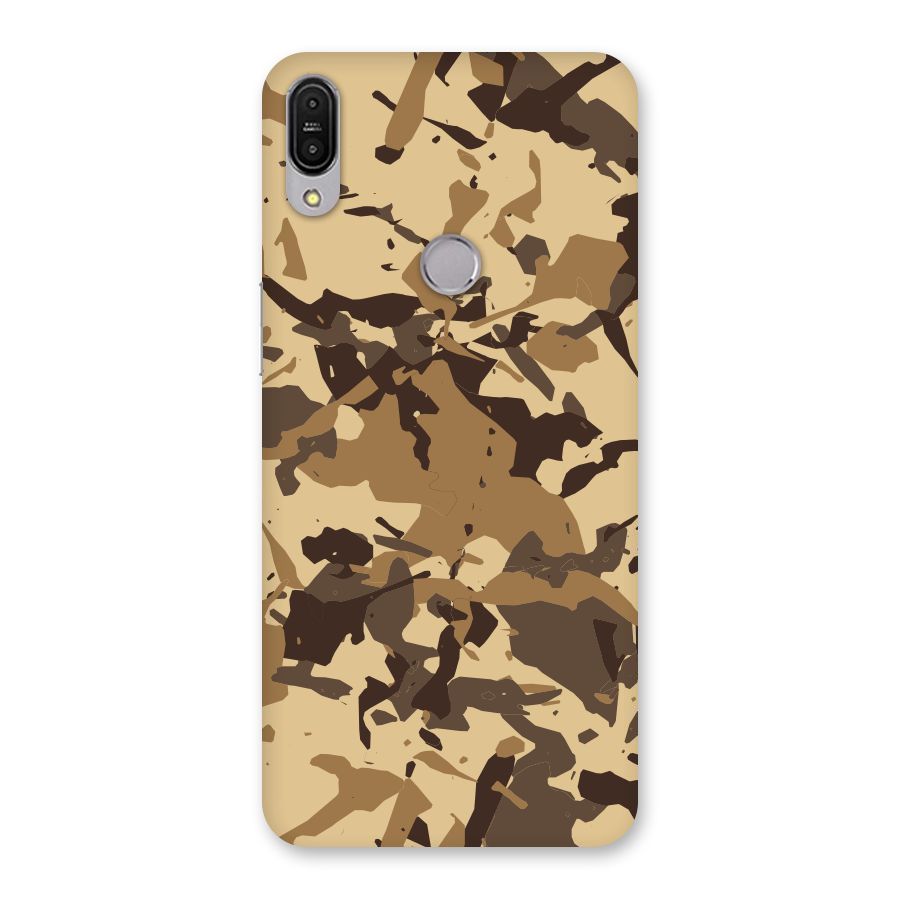 Brown Camouflage Army Back Case for Zenfone Max Pro M1