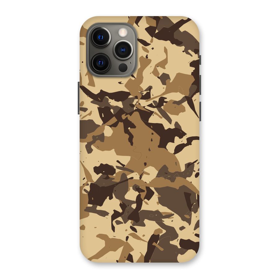 Brown Camouflage Army Back Case for iPhone 12 Pro Max