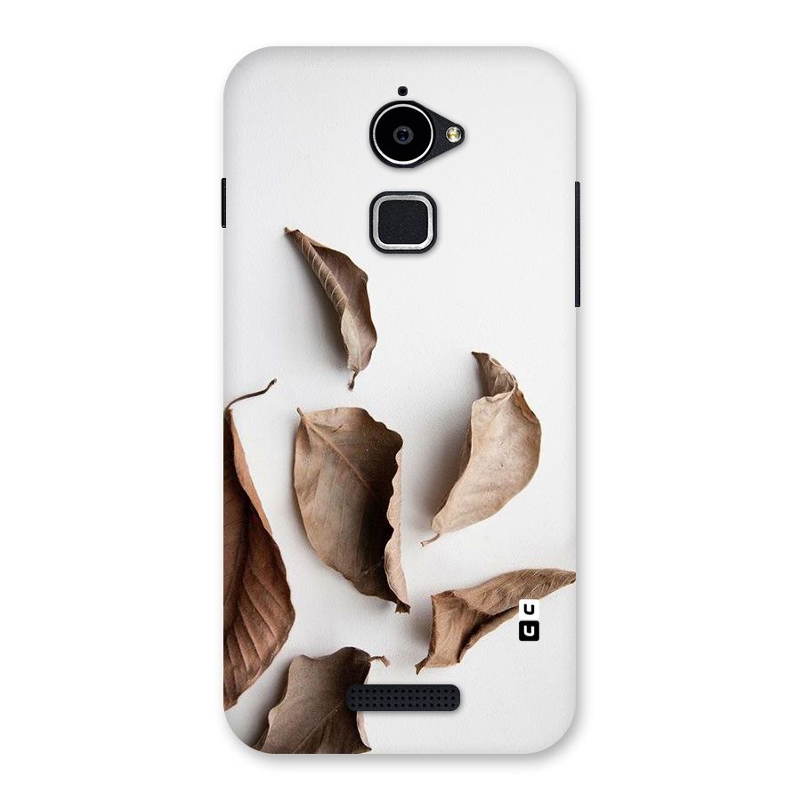 Brown Dusty Leaves Back Case for Coolpad Note 3 Lite