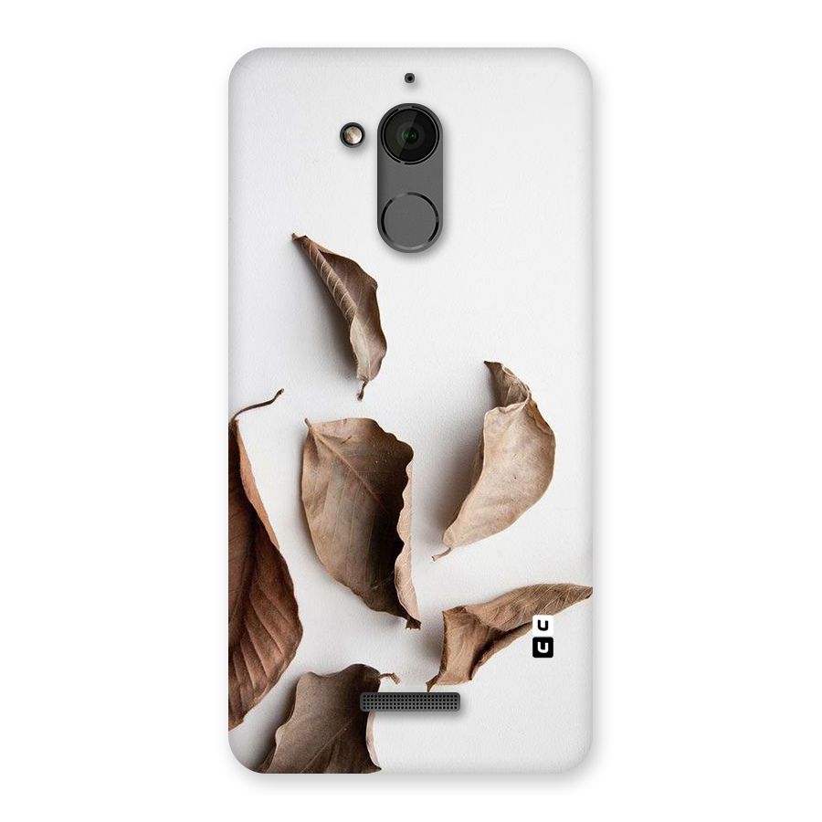 Brown Dusty Leaves Back Case for Coolpad Note 5