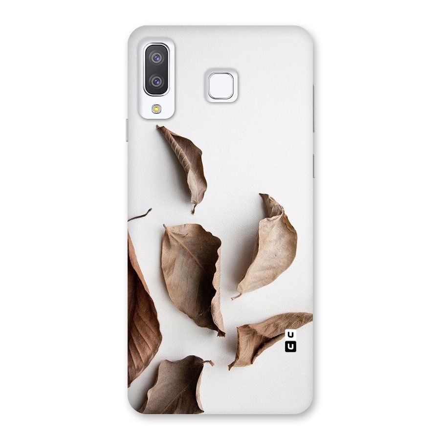 Brown Dusty Leaves Back Case for Galaxy A8 Star