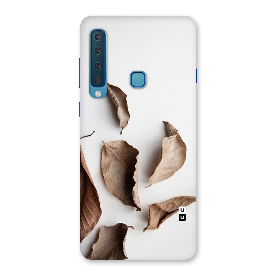 Brown Dusty Leaves Back Case for Galaxy A9 (2018)