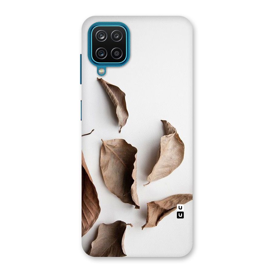 Brown Dusty Leaves Back Case for Galaxy F12