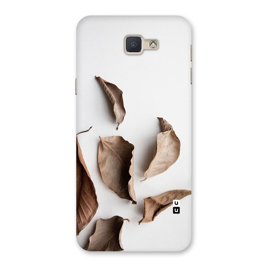 Brown Dusty Leaves Back Case for Galaxy J5 Prime