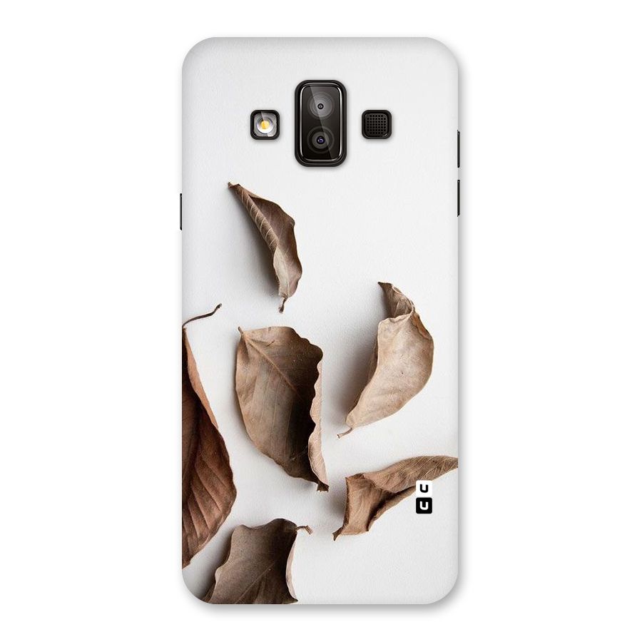 Brown Dusty Leaves Back Case for Galaxy J7 Duo