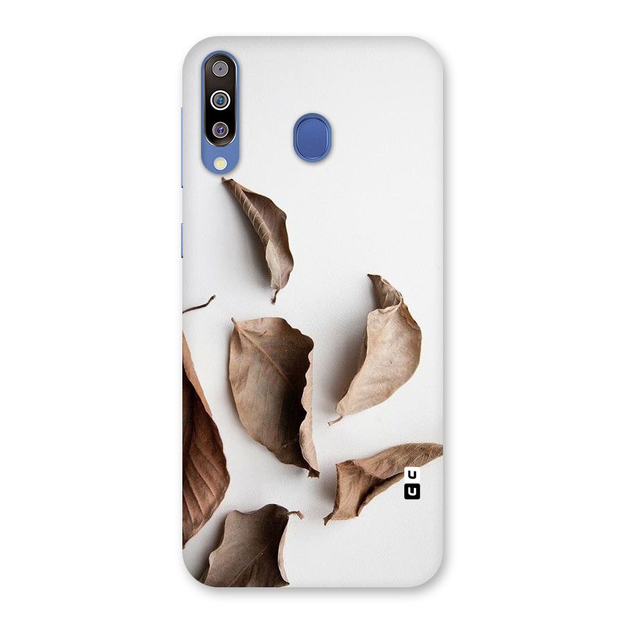 Brown Dusty Leaves Back Case for Galaxy M30