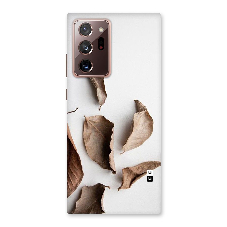 Brown Dusty Leaves Back Case for Galaxy Note 20 Ultra