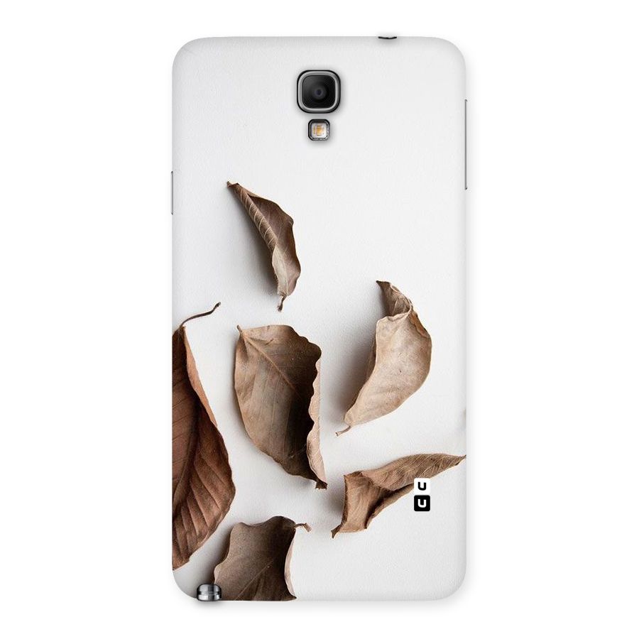 Brown Dusty Leaves Back Case for Galaxy Note 3 Neo