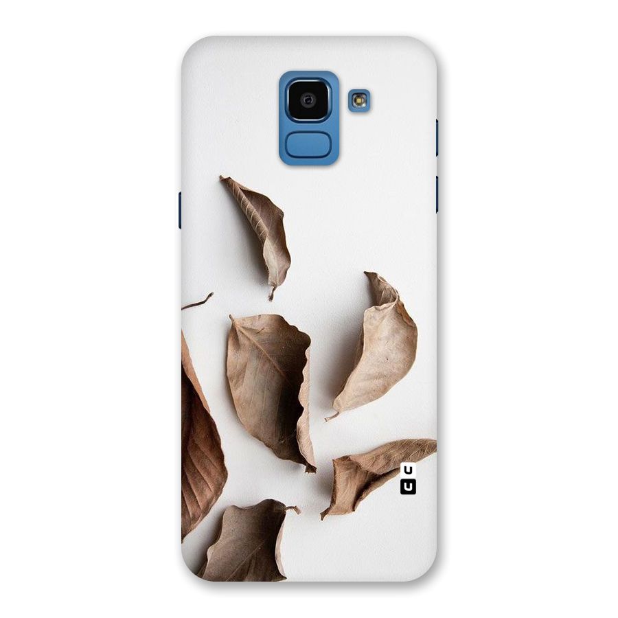 Brown Dusty Leaves Back Case for Galaxy On6