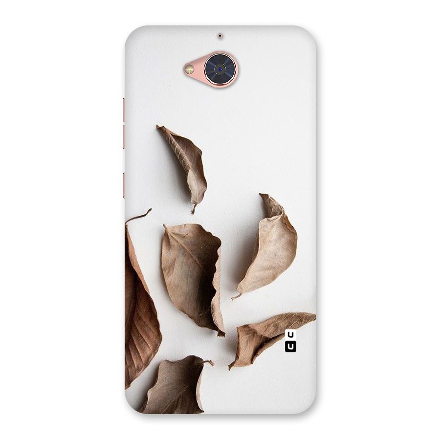 Brown Dusty Leaves Back Case for Gionee S6 Pro