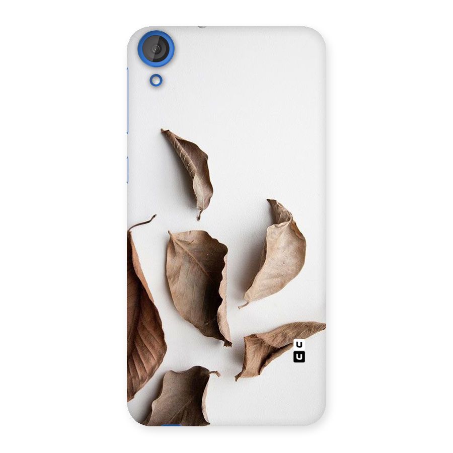 Brown Dusty Leaves Back Case for HTC Desire 820