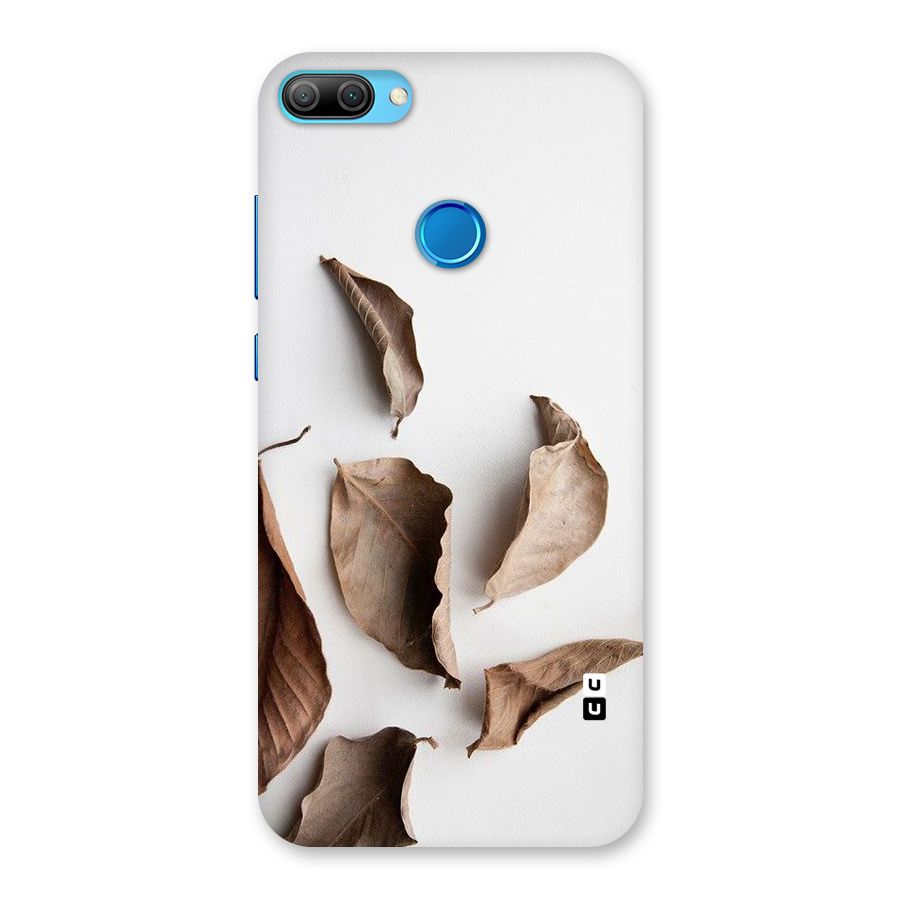 Brown Dusty Leaves Back Case for Honor 9N