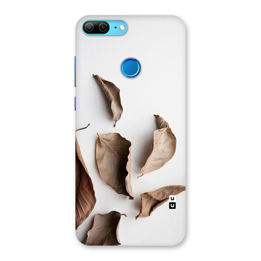 Brown Dusty Leaves Back Case for Honor 9 Lite