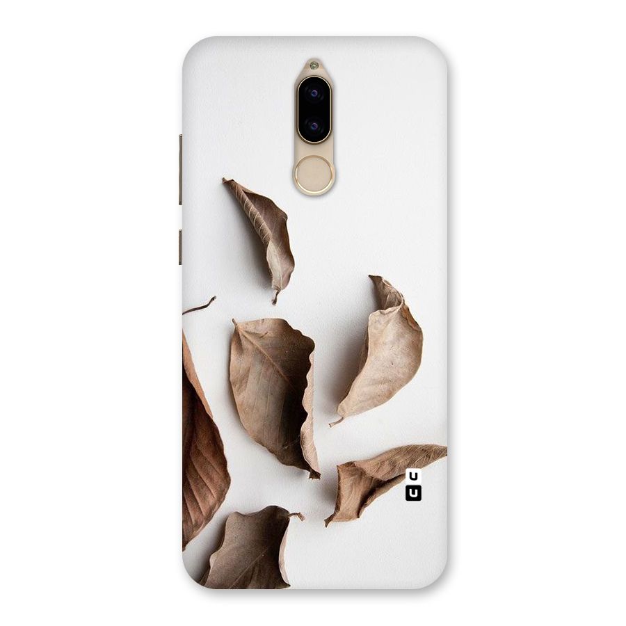 Brown Dusty Leaves Back Case for Honor 9i