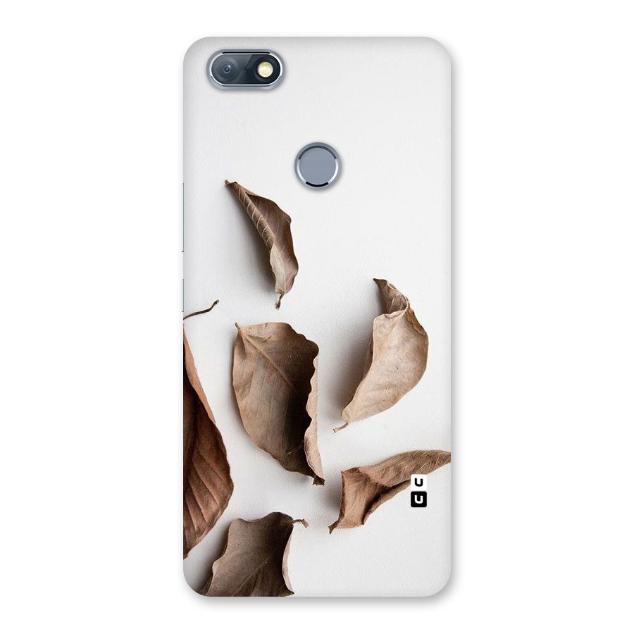 Brown Dusty Leaves Back Case for Infinix Note 5