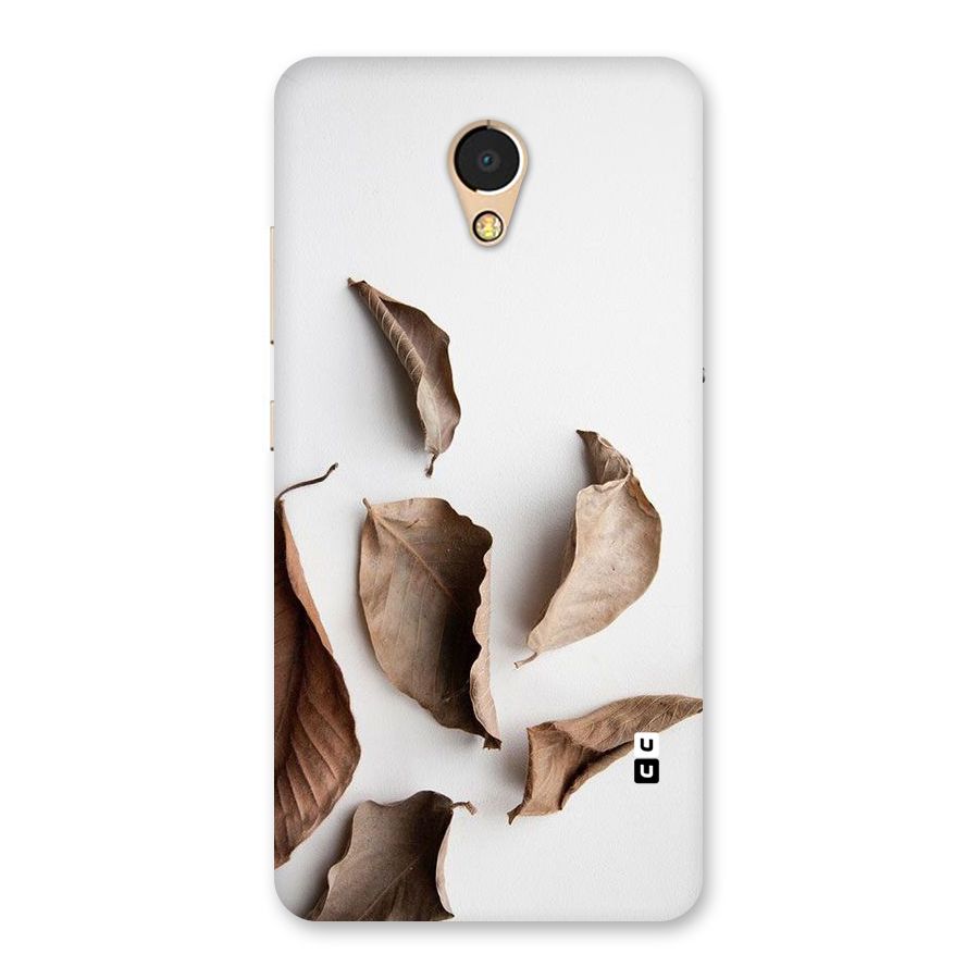 Brown Dusty Leaves Back Case for Lenovo P2