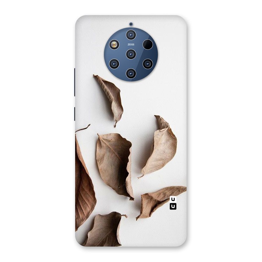 Brown Dusty Leaves Back Case for Nokia 9 PureView
