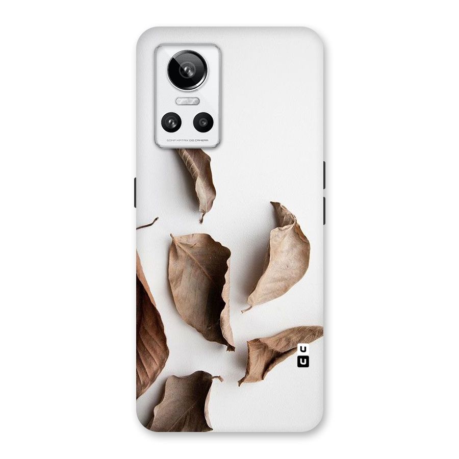 Brown Dusty Leaves Back Case for Realme GT Neo 3