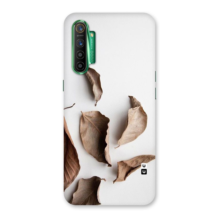 Brown Dusty Leaves Back Case for Realme X2