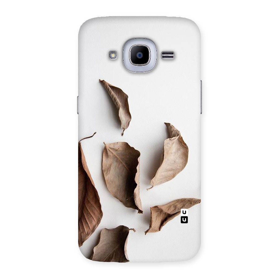 Brown Dusty Leaves Back Case for Samsung Galaxy J2 Pro
