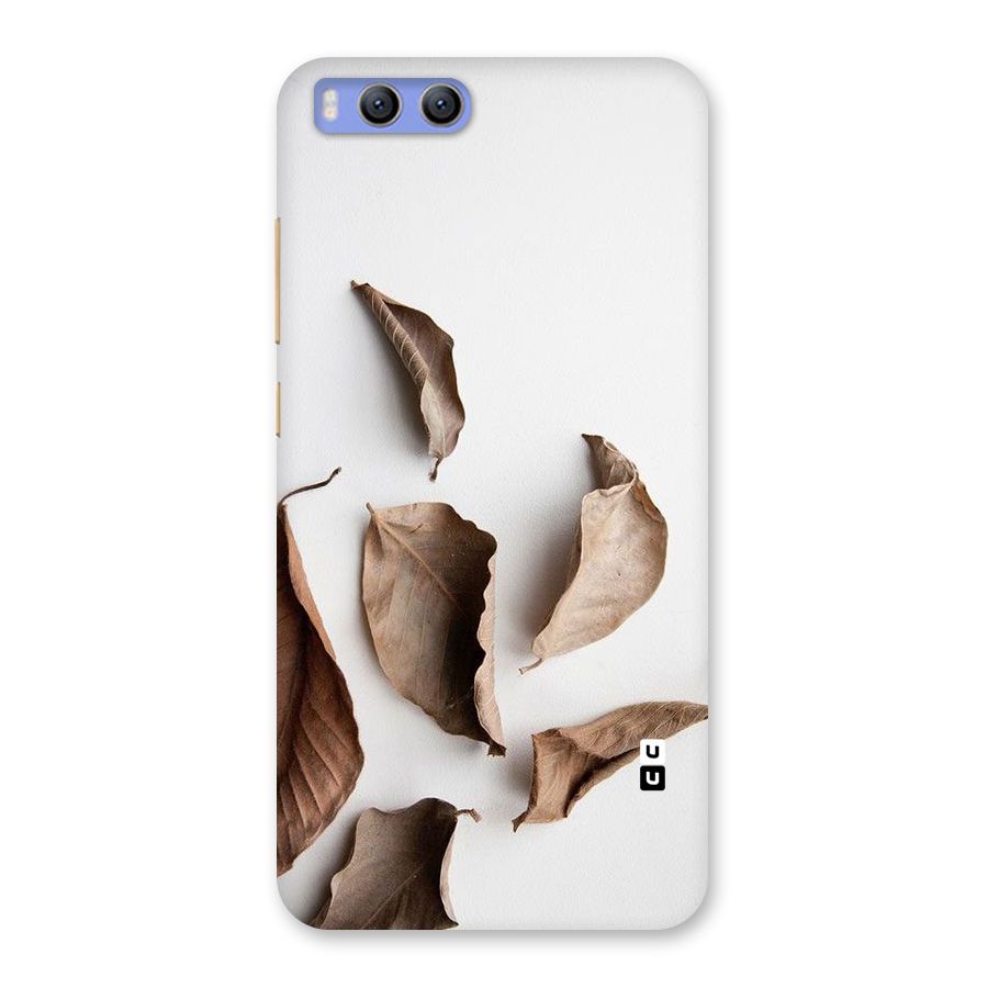 Brown Dusty Leaves Back Case for Xiaomi Mi 6